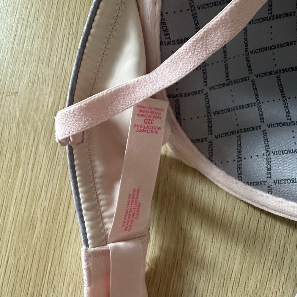 Victoria Secret Gray and Pink Women's Bra - Picture 5 of 5